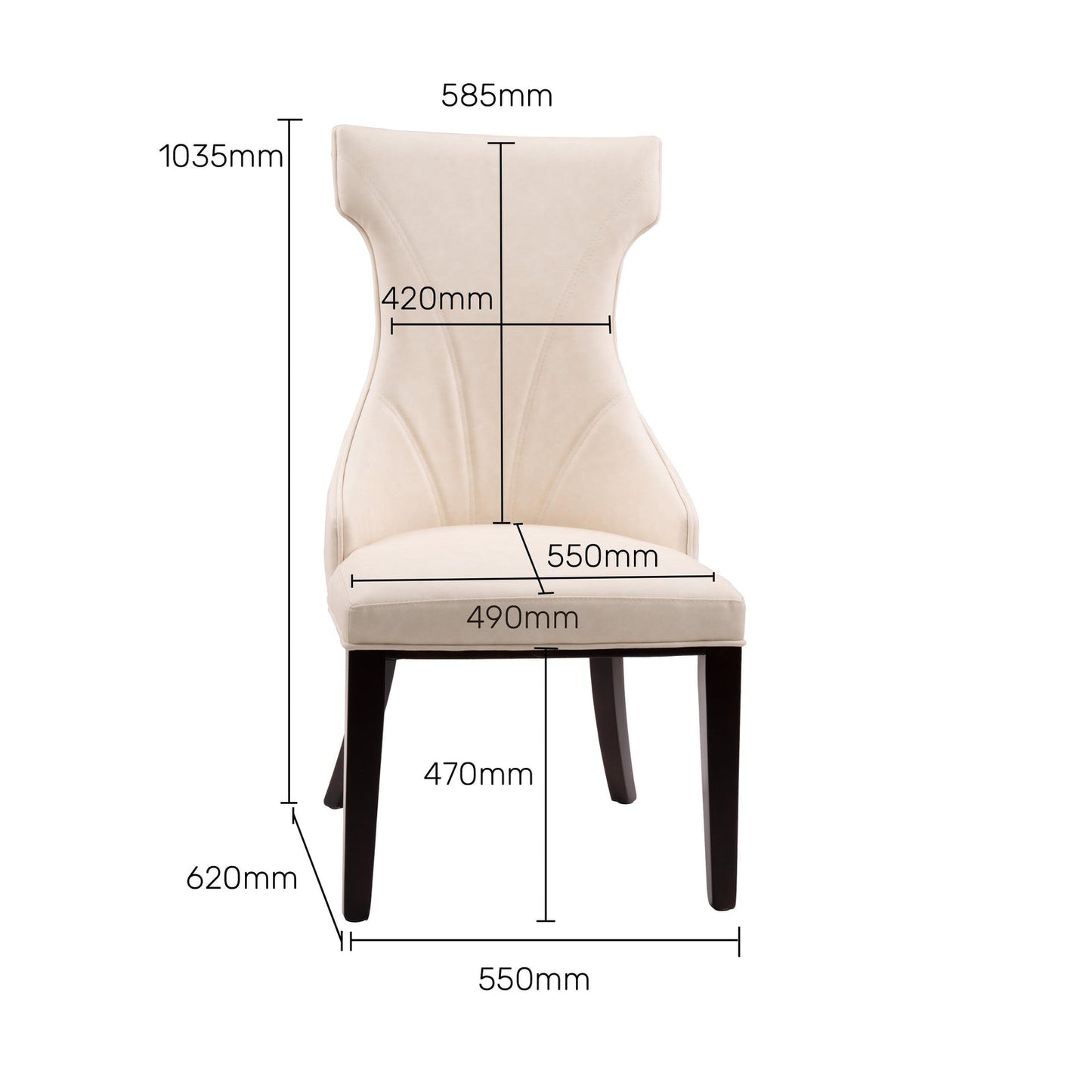 6 Seater Dining Set with Marble Finished Top