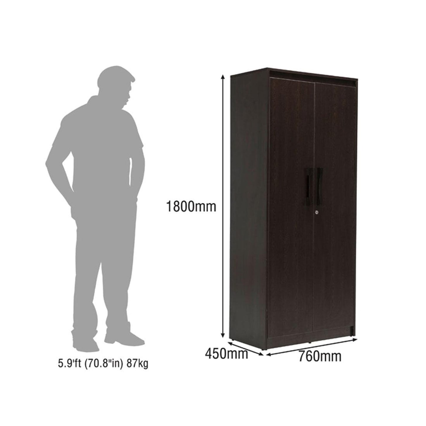 2 Door Interior Wardrobe