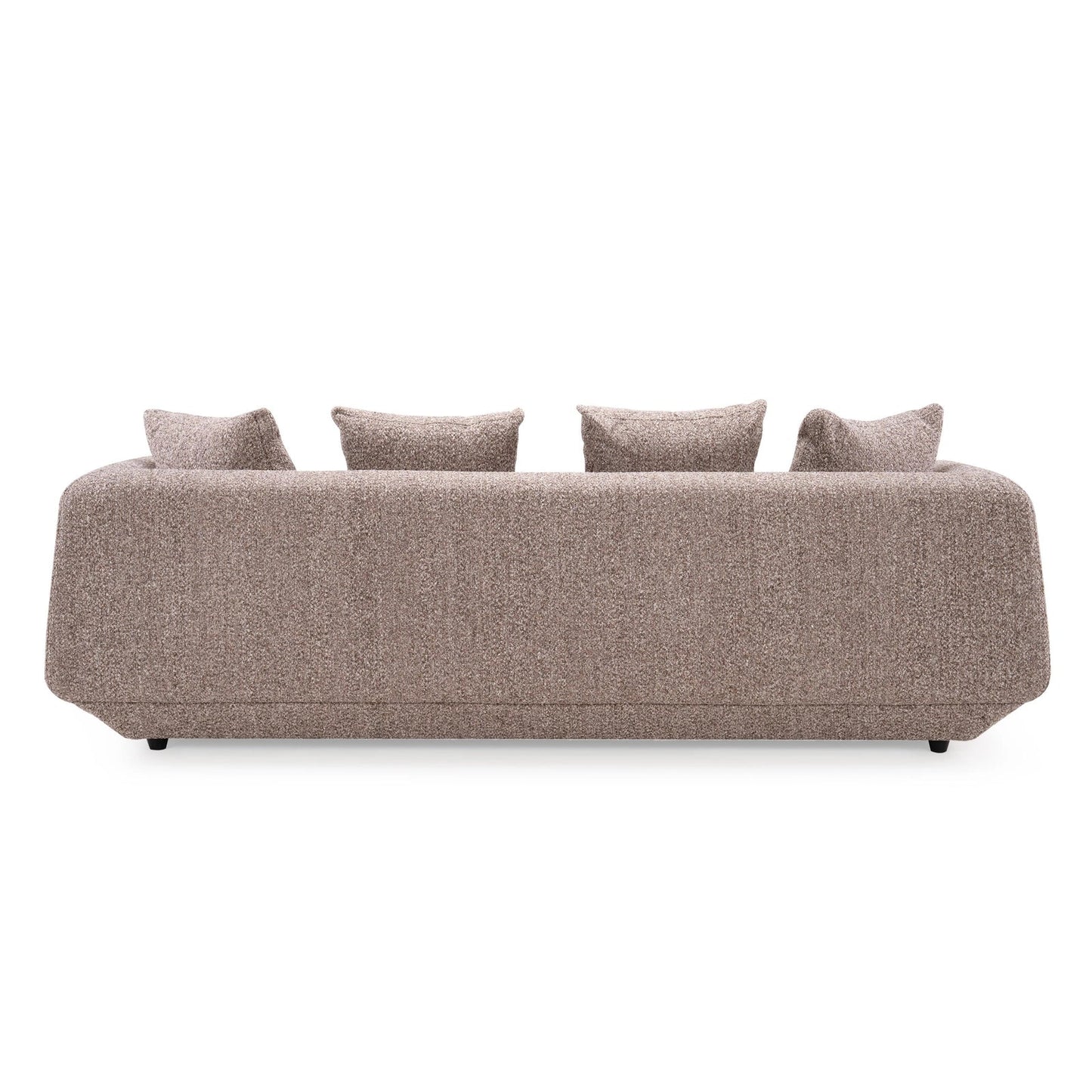 Boucle 3 Seater Sofa in Cocoa Brown