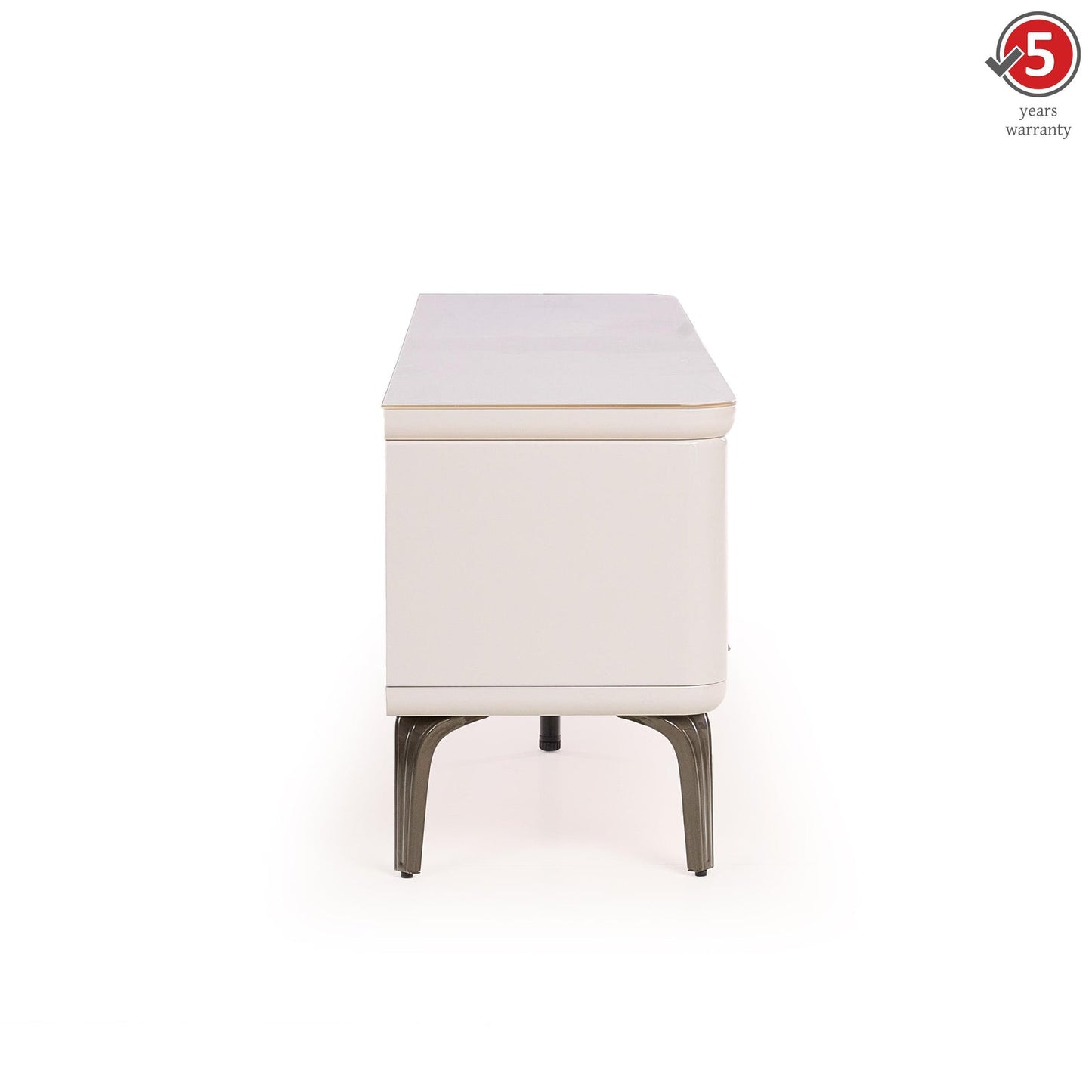 Extendable TV Unit with Marble Finished Top