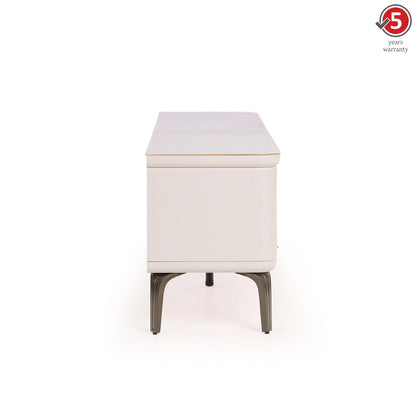 Extendable TV Unit with Marble Finished Top
