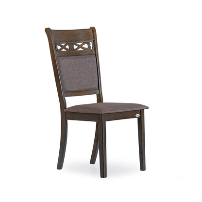 Veneer 4 Seater Dining Set in Coffee Brown