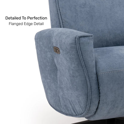 Tweed 1 Seater Power Swivel Recliner