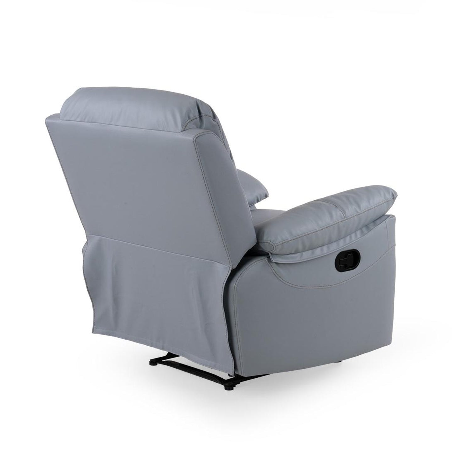 Leatherette 1 Seater Manual Reclining Sofa