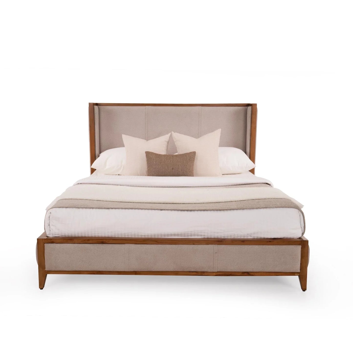 Upholstered Queen Size Bed with Hydraulic Storage