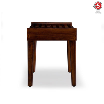 Solid Wood Bench in Dark Oak Finish