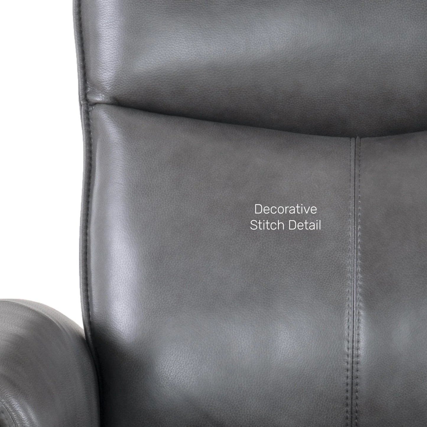 Leather 3 Seater Power Recliner with Charging Ports