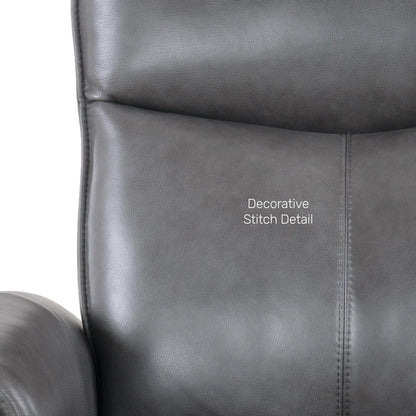 Leather 3 Seater Power Recliner with Charging Ports