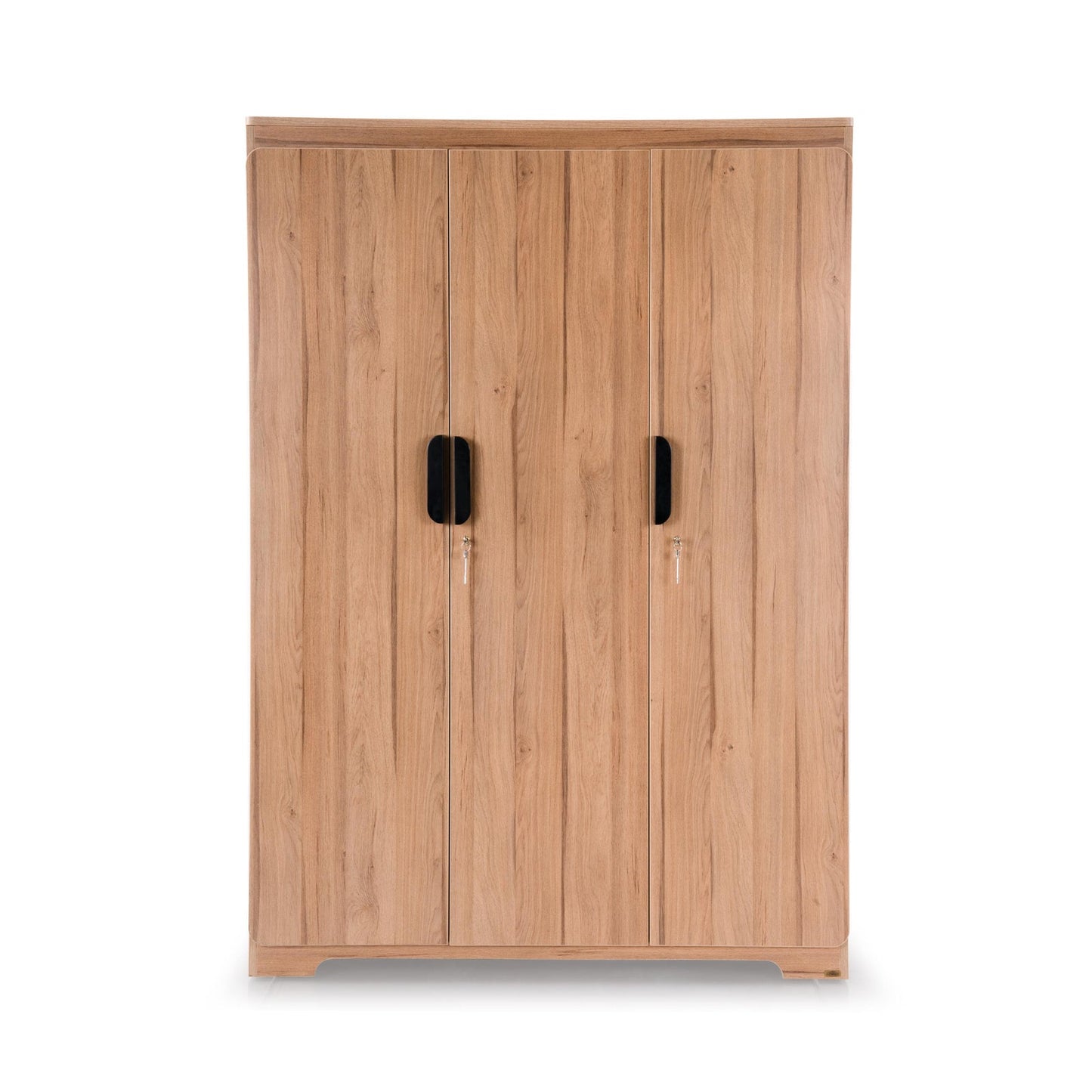 3 Door Wardrobe in Brentwood Oak Finish