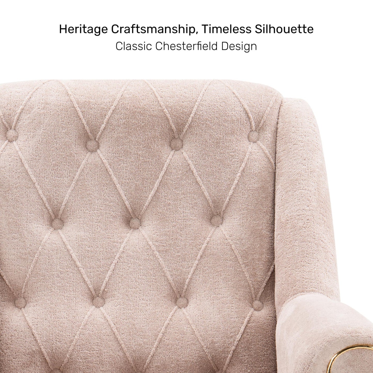 Fabric 1 Seater Sofa in Smokey Taupe