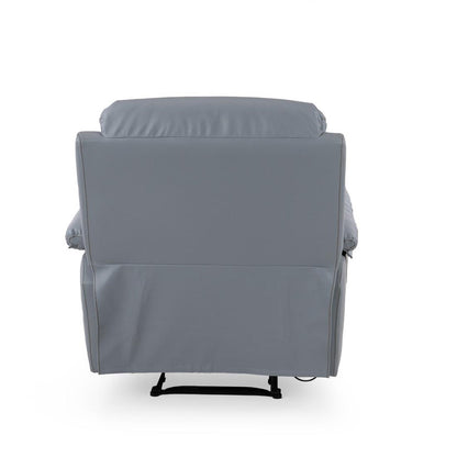 Leatherette 1 Seater Manual Reclining Sofa