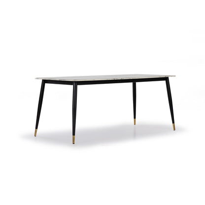 4 Seater Dining Set with Marble Finished Top