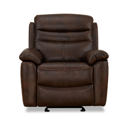 Nappa Aire Leather 1 Seater Recliner with Rocker