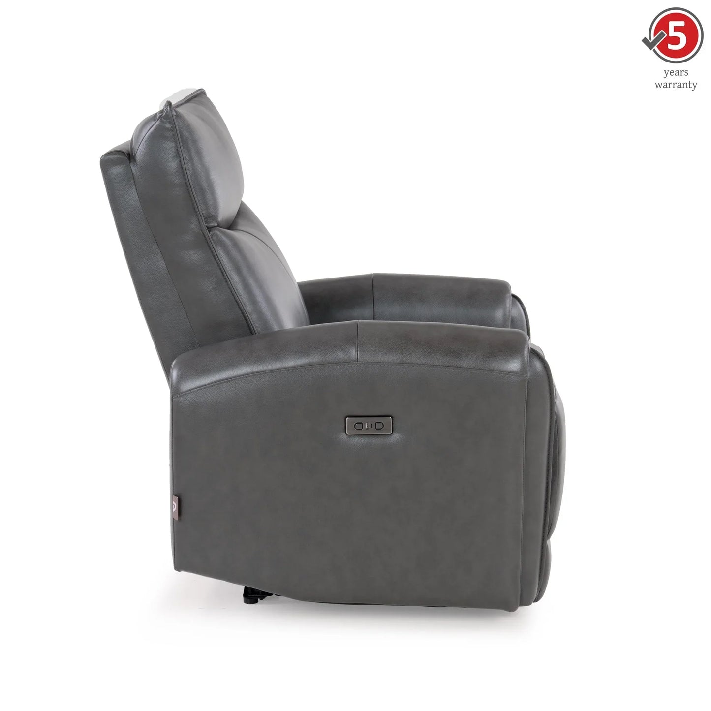 Leather 3 Seater Power Recliner with Charging Ports