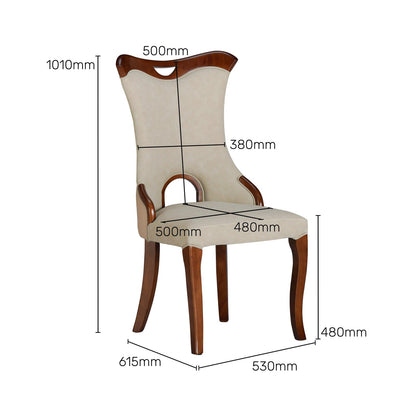 6 Seater Dining Set with Marble Finished Top