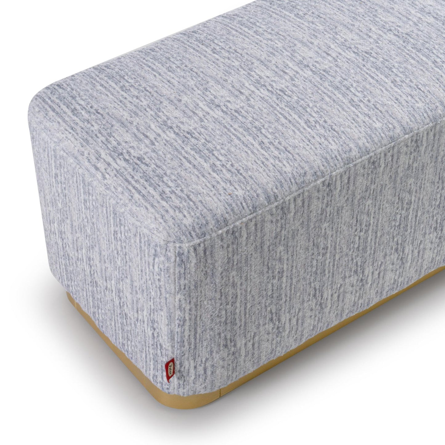 Boucle Bench in Dusk Grey