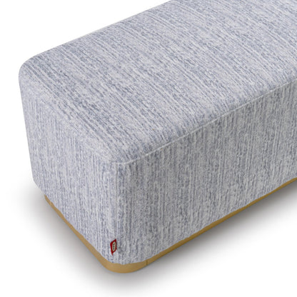 Boucle Bench in Dusk Grey