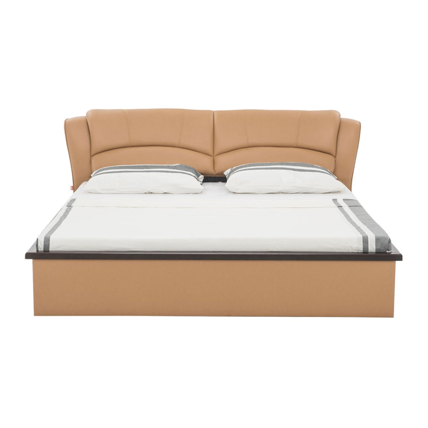 Upholstered Queen Size Bed with Hydraulic Storage