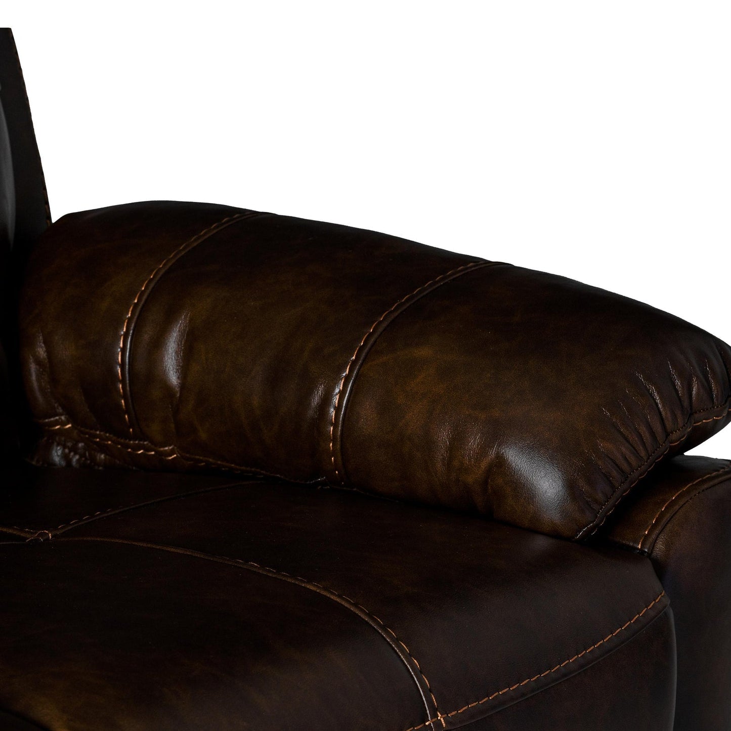 Nappa Aire Leather 1 Seater Recliner with Rocker