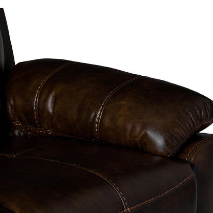 Nappa Aire Leather 1 Seater Recliner with Rocker