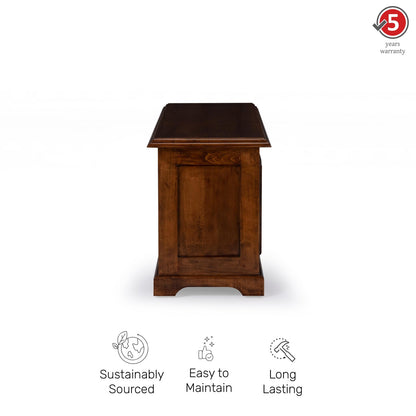 Veneer TV Unit in Dark Oak Finish