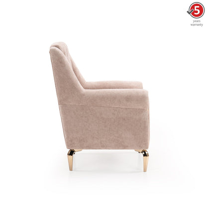Fabric 1 Seater Sofa in Smokey Taupe