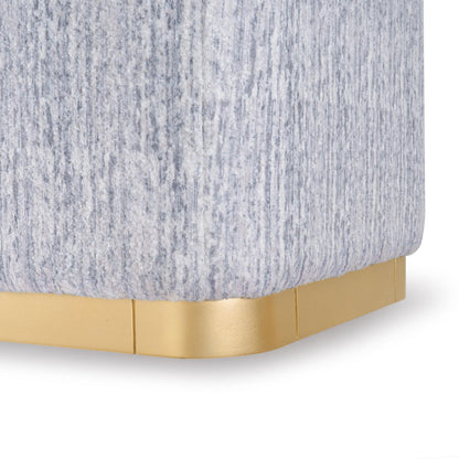 Boucle Bench in Dusk Grey