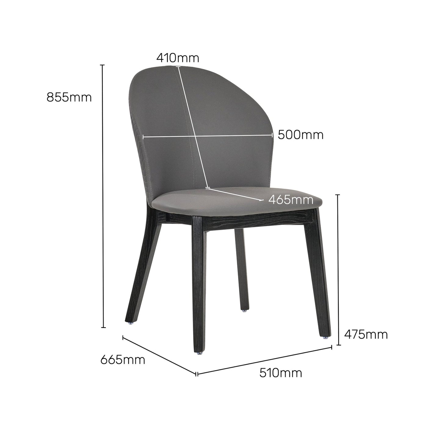 6 Seater Dining Set with Marble Finished Top
