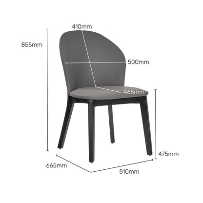 6 Seater Dining Set with Marble Finished Top