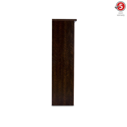 4 Door Wardrobe in Dark Cherry Finish