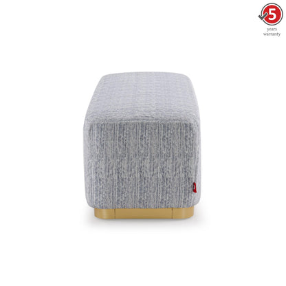 Boucle Bench in Dusk Grey