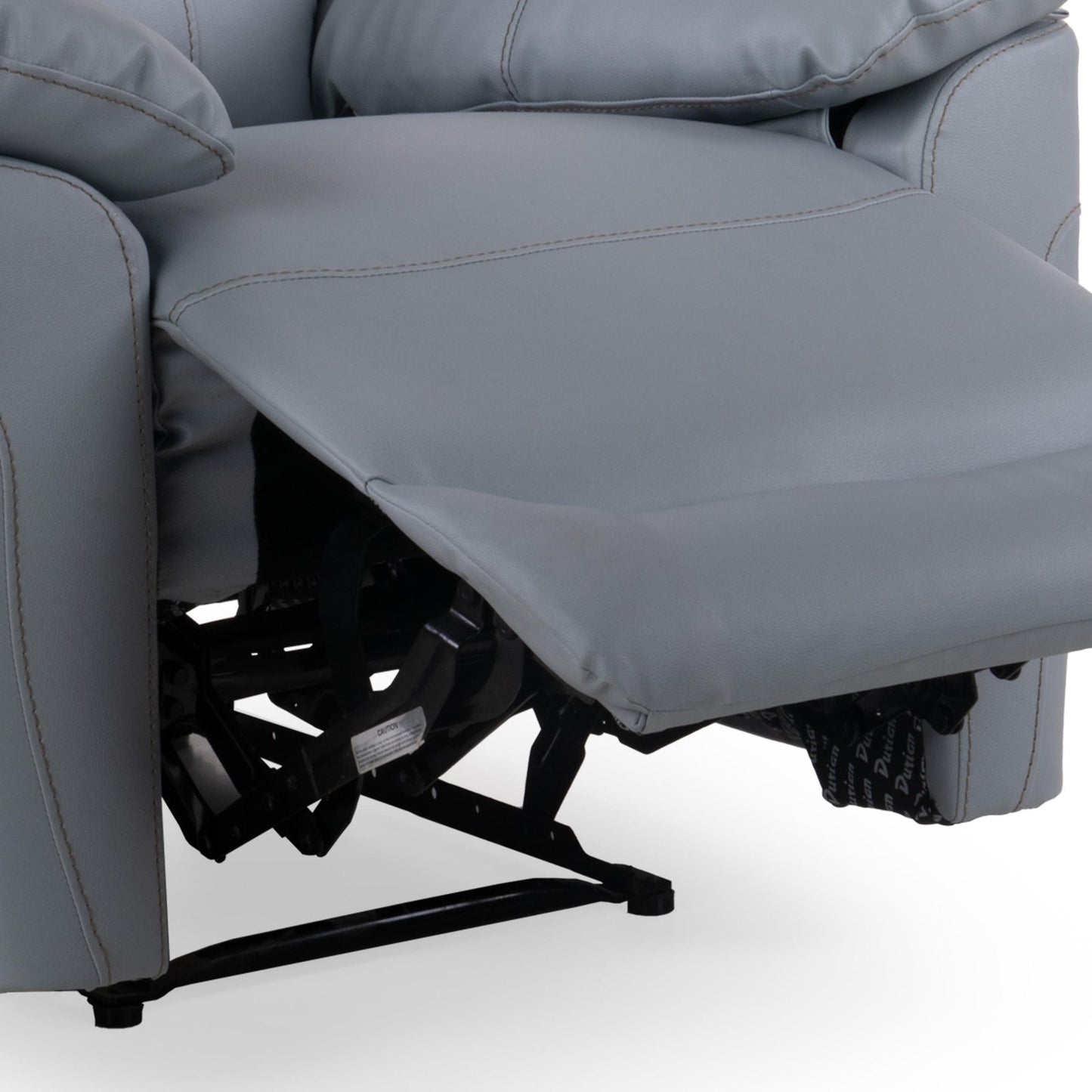 Leatherette 1 Seater Manual Reclining Sofa