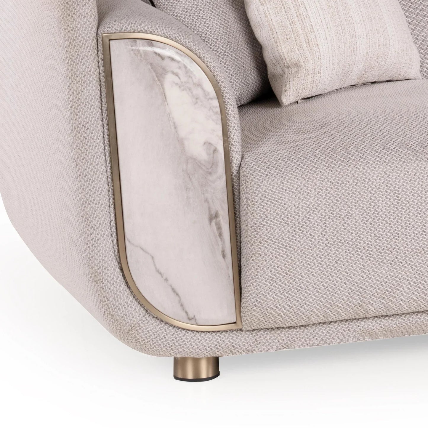 Tweed 2 Seater Sofa in Sea Salt Grey