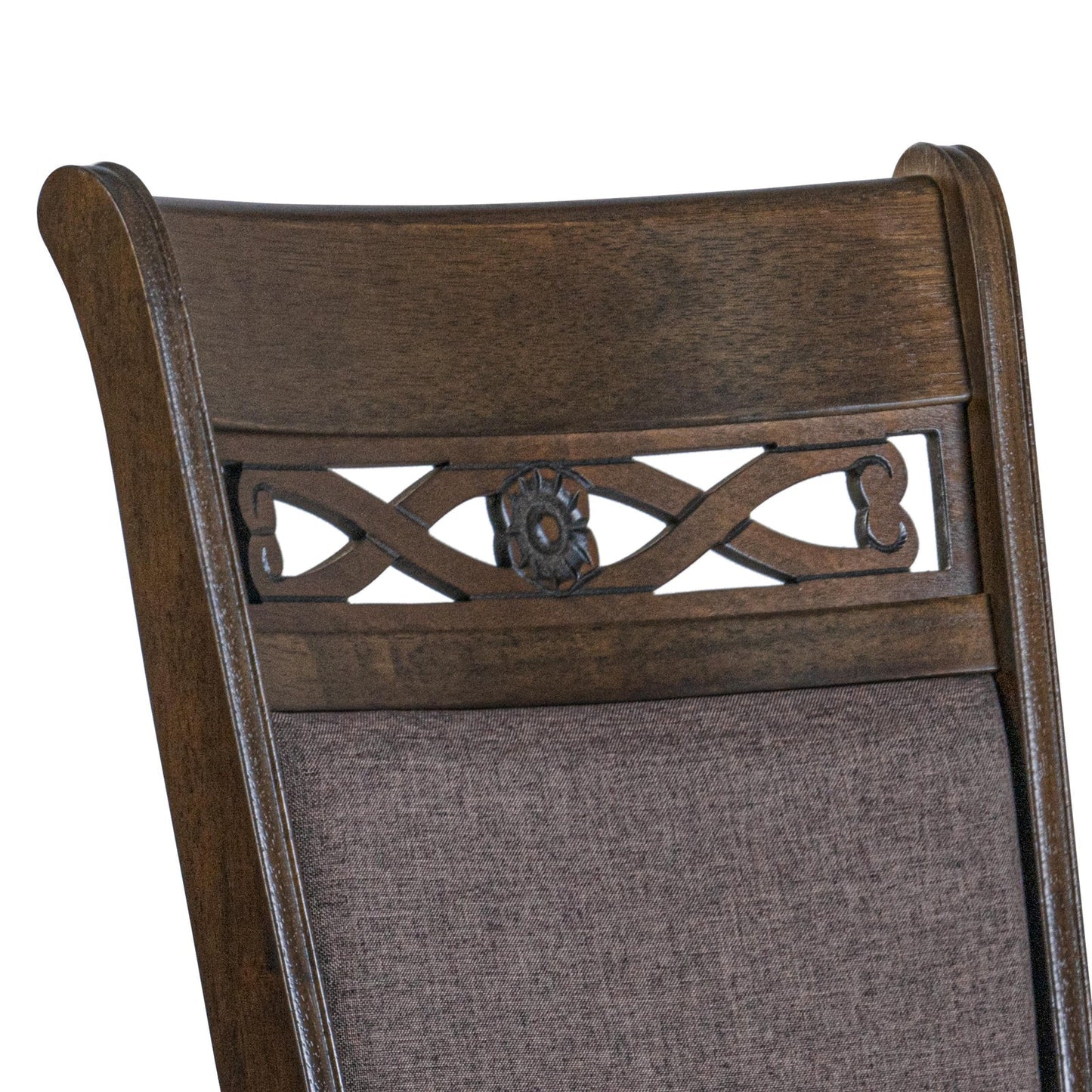 Veneer 4 Seater Dining Set in Coffee Brown