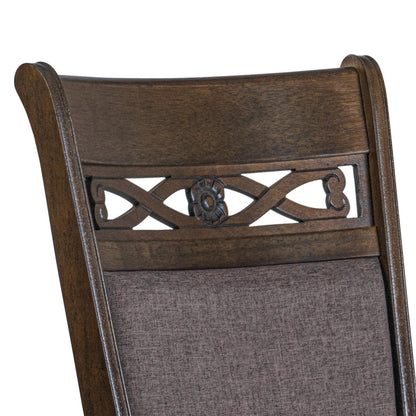 Veneer 4 Seater Dining Set in Coffee Brown