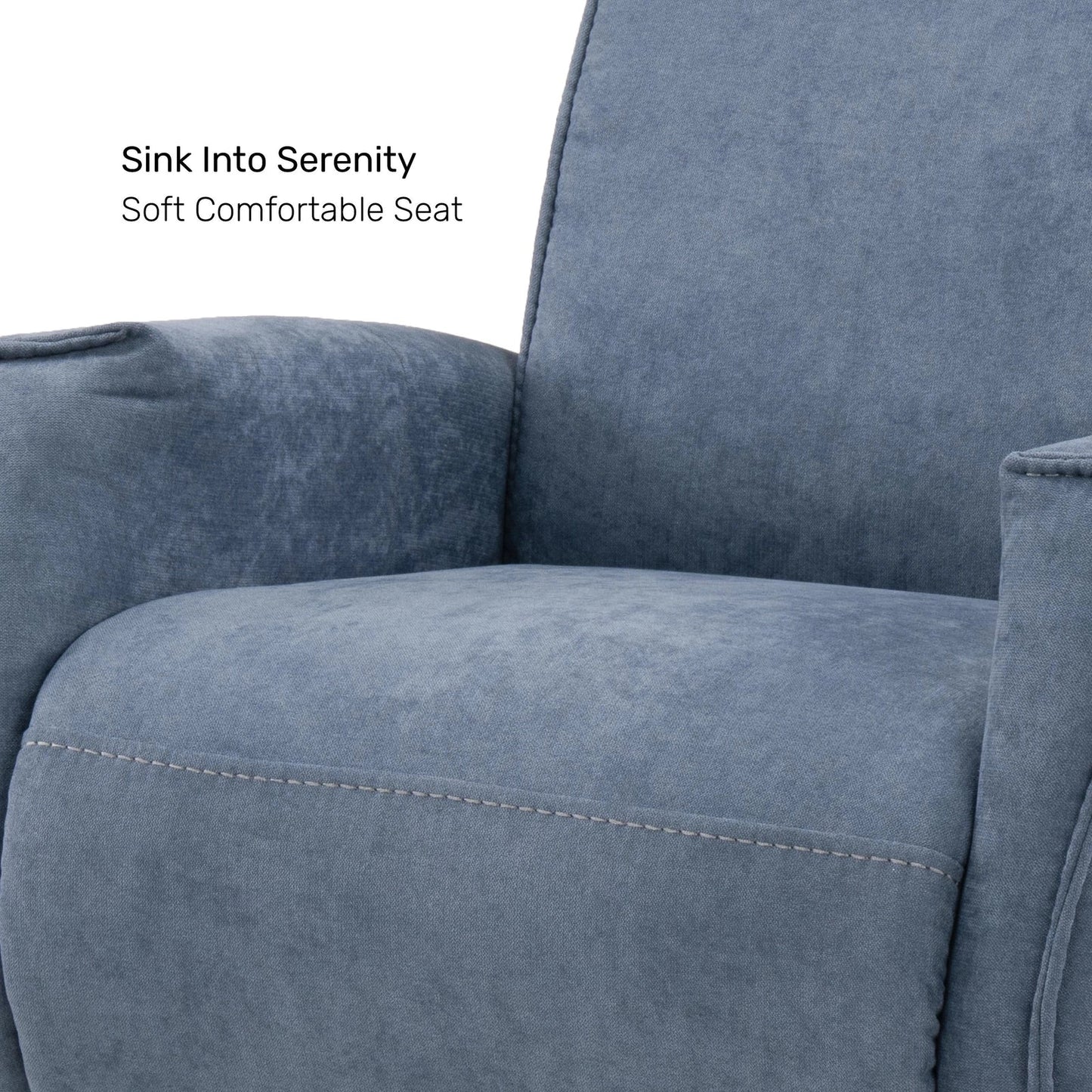 Tweed 1 Seater Power Swivel Recliner