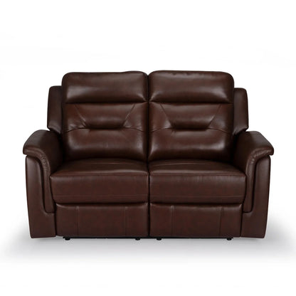 Leather 2 Seater Power Recliner with 2 USB Ports