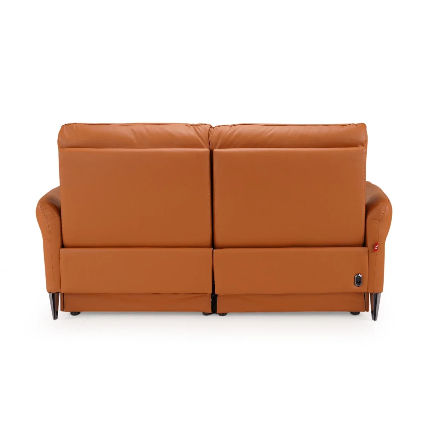 Leather 2 Seater Power Recliner with Charging Ports