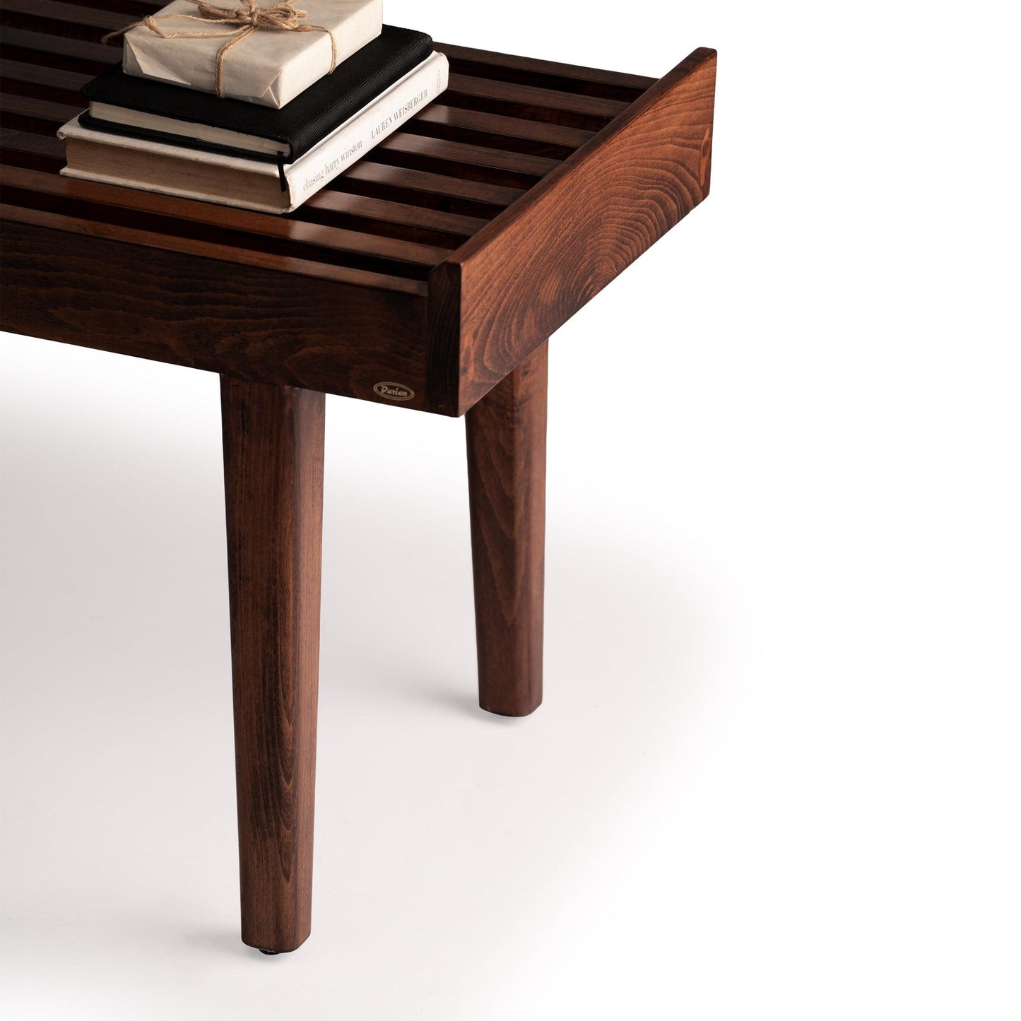 Solid Wood Bench in Dark Oak Finish