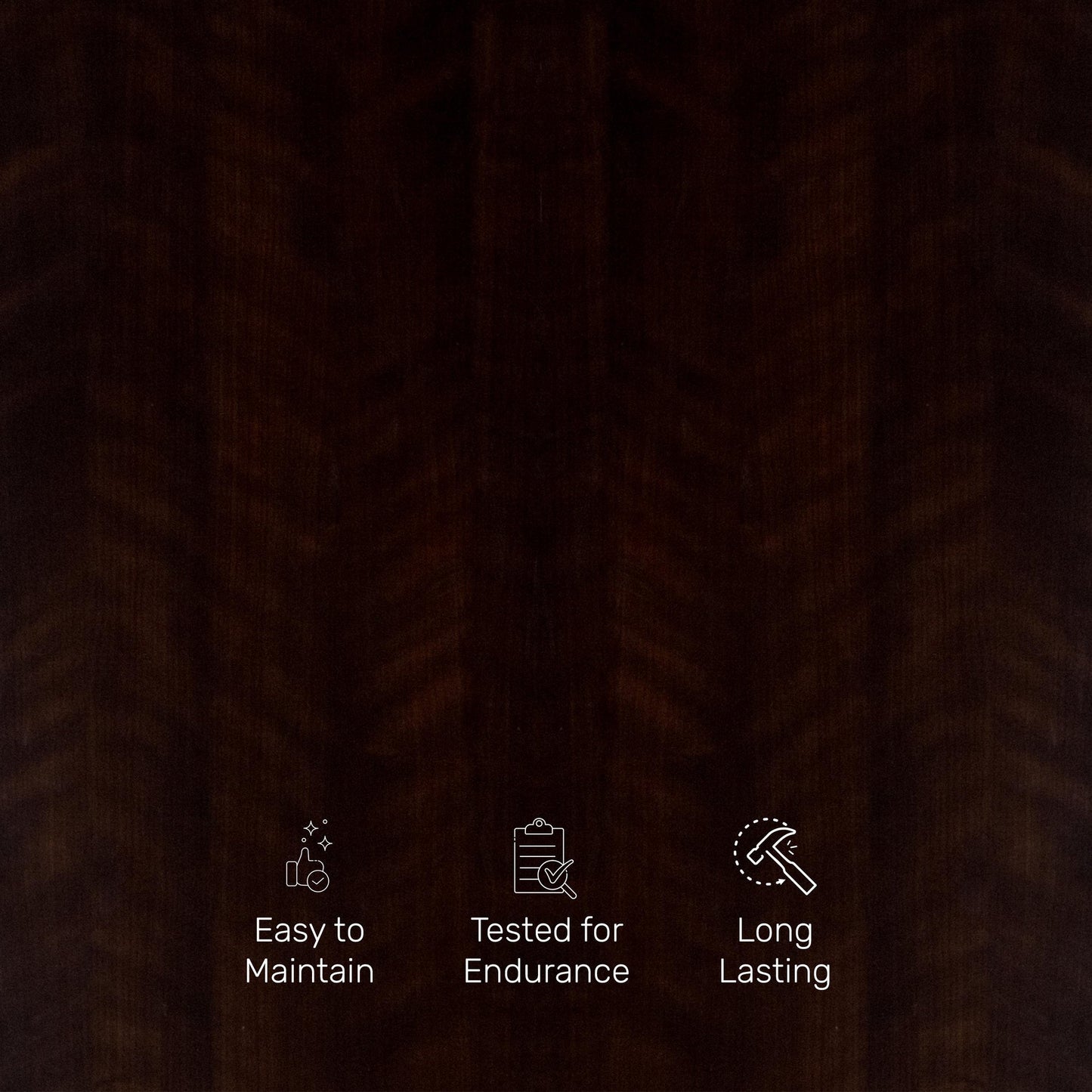 3 Door Wardrobe in Dark Cherry Finish