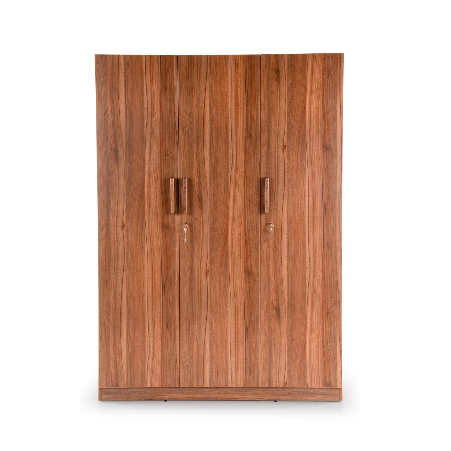 3 Door Wardrobe in Walnut Finish