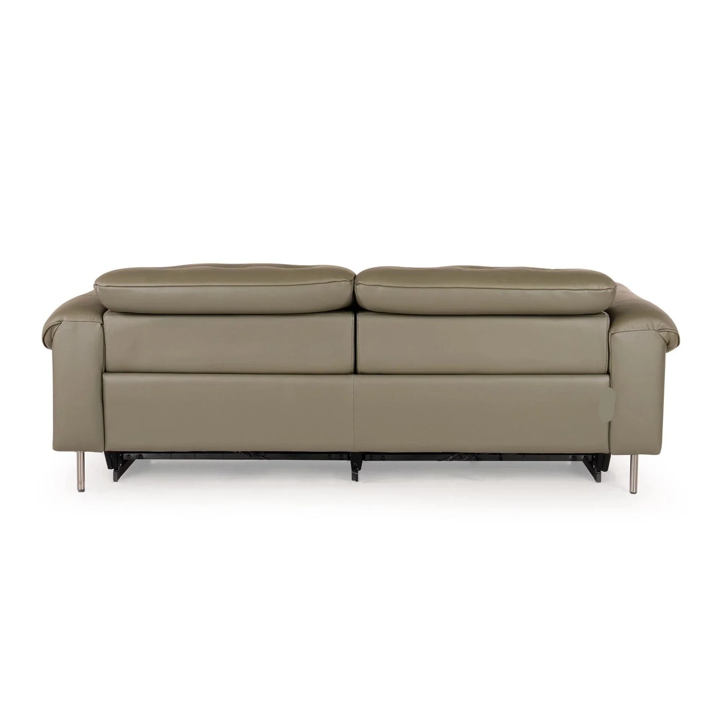 Leather 3 Seater Power Recliner with Charging Ports