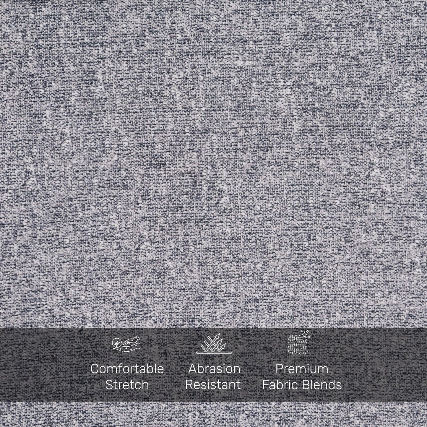 Velvet 2 Seater Sofa in Thunder Grey