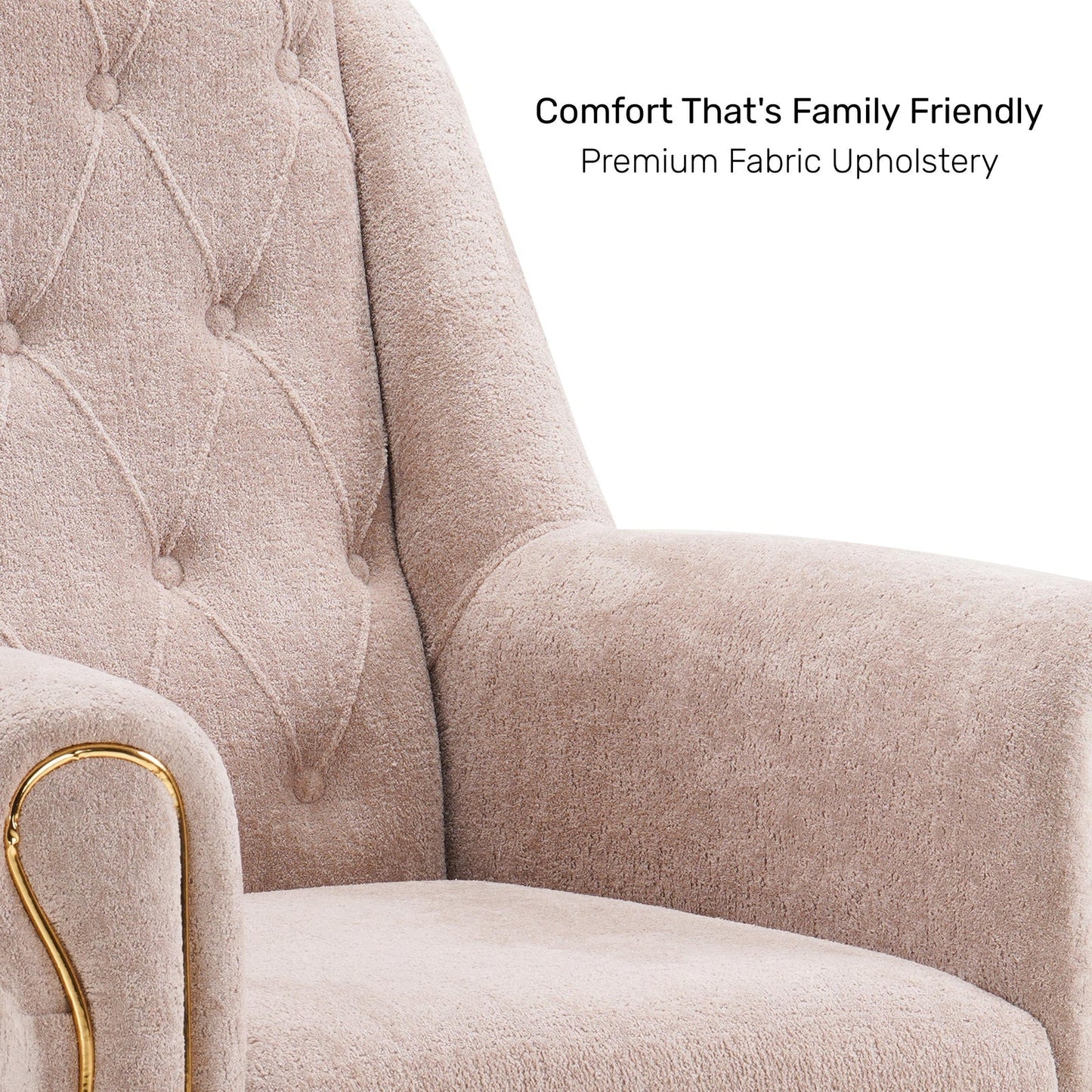 Fabric 1 Seater Sofa in Smokey Taupe