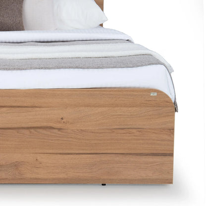 King Size Bed with Storage Headboard