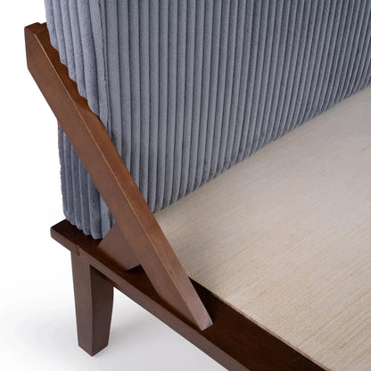 Upholstered Low-Profile Queen Size Bed