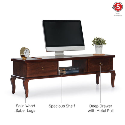 Veneer TV Unit in Walnut Finish