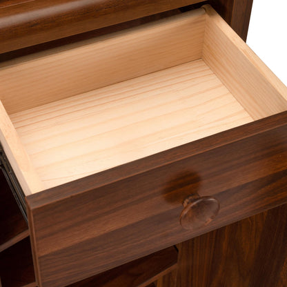 Shoe Cabinet with Pull-Down Foldable Drawers