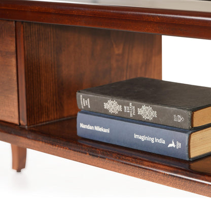 Veneer TV Unit in Walnut Finish