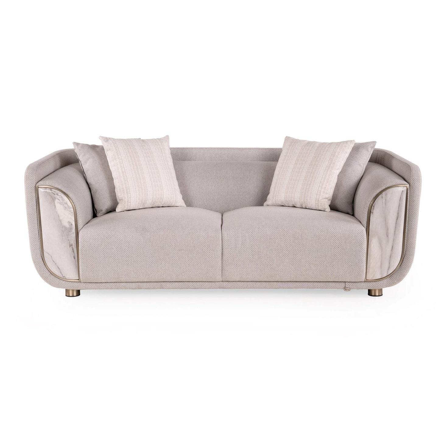 Tweed 2 Seater Sofa in Sea Salt Grey